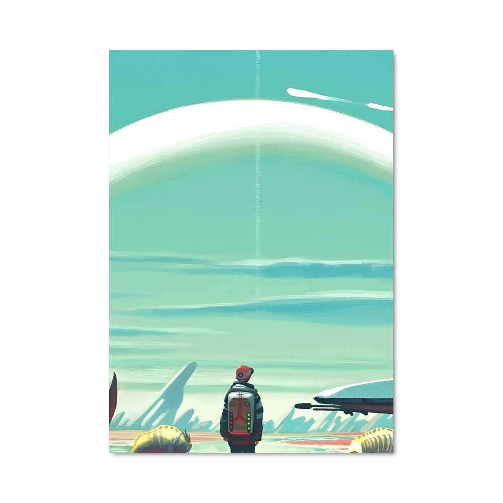 Poster man sky confins